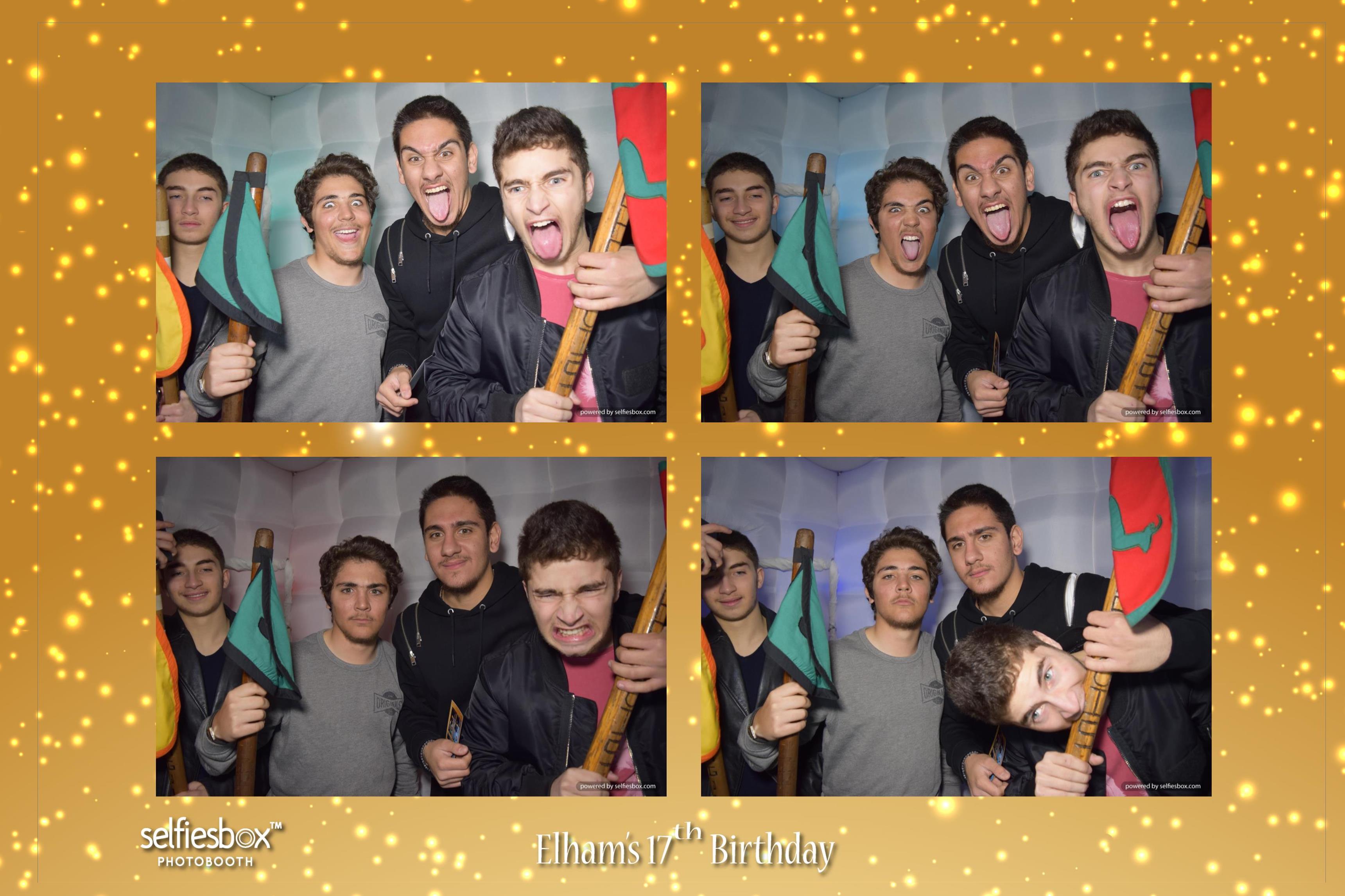 Birthday photobooth event 1