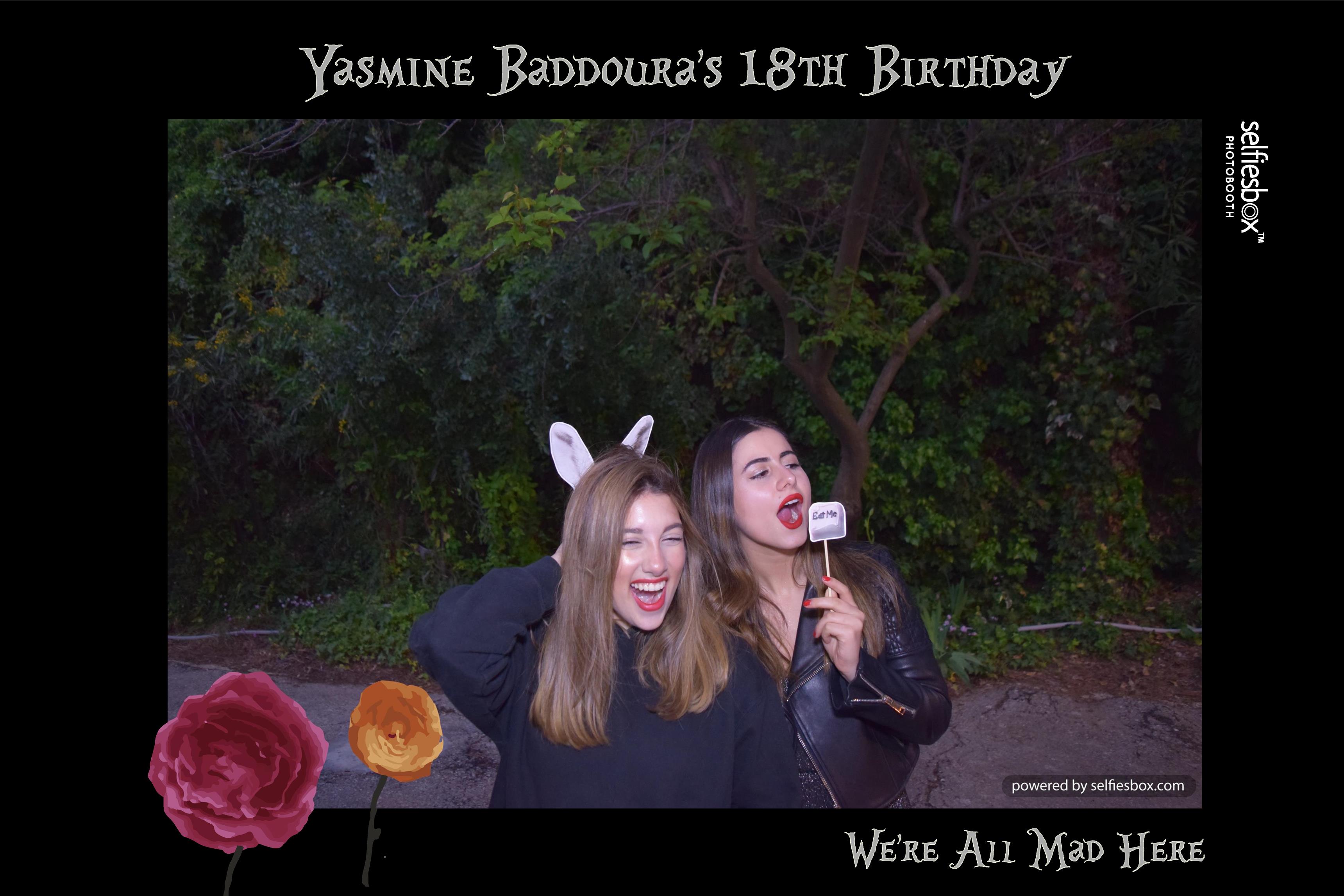 Birthday photobooth event 4
