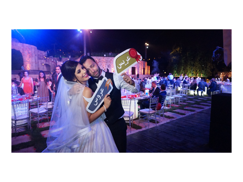 Ramzi Weds Sally Ice & Fire Wedding with SelfiesBox Photobooth