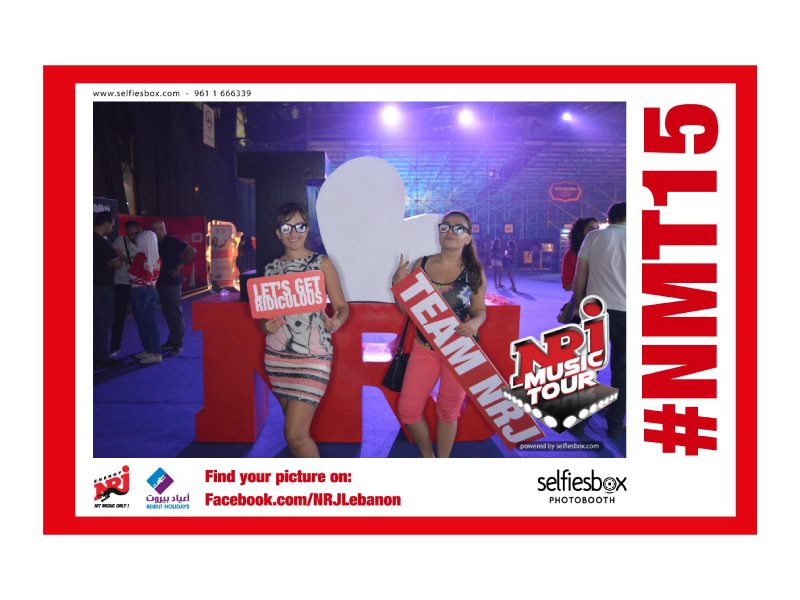 Summer 2015 NRJ Concerts with SelfiesBox Photobooth